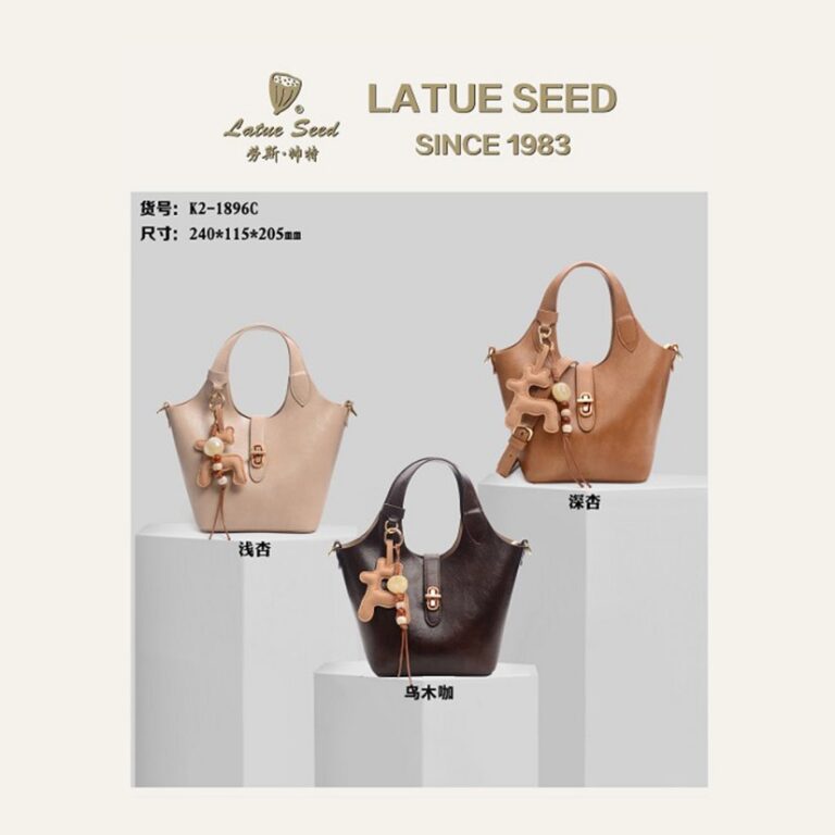Women's Bags Genuine Leather Picotin Bag — Cute Top Handle with Horse Charm