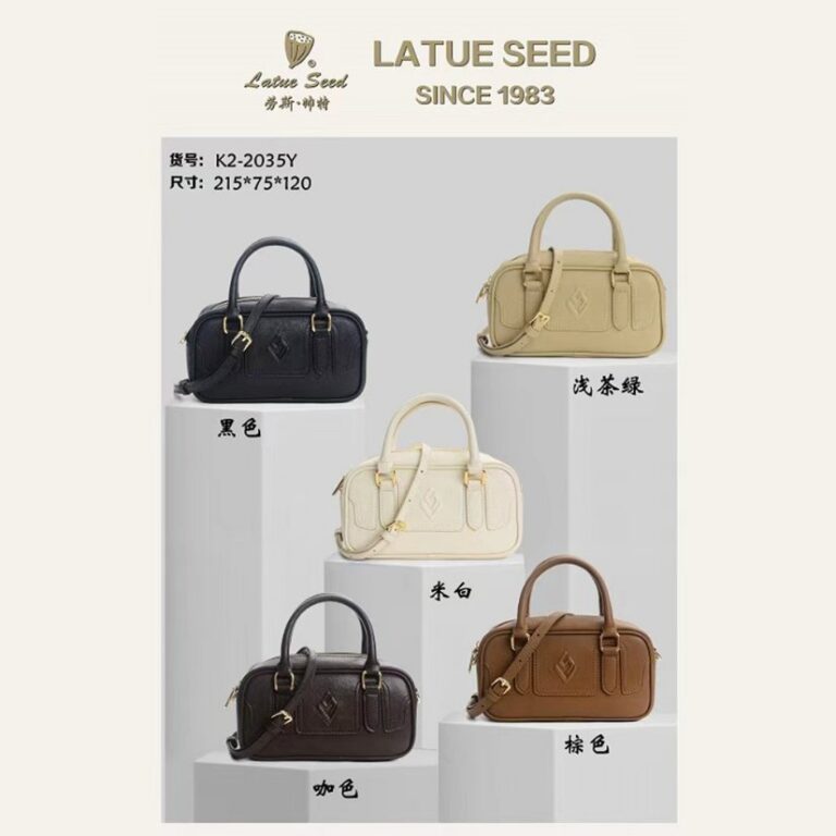 Women's Bags Genuine Leather Mini Bowling Bag